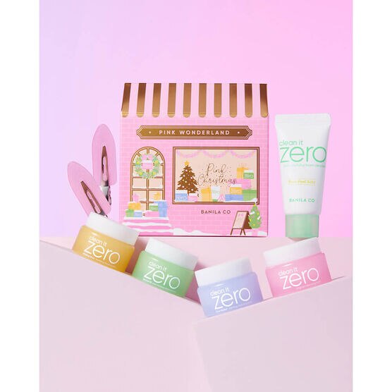 Kit Pink Wonderland Clean it Banila Co